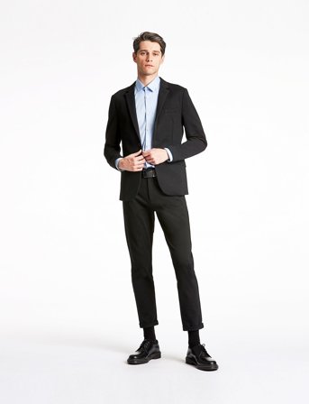 Lindbergh Superflex Knitted Blazer - Black - M