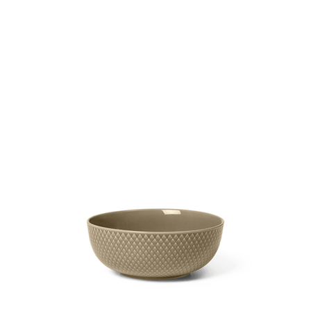 LYNGBY PORCELÆN Skål Ø15,5cm Rhombe Earth Clay