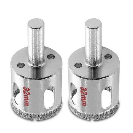 1/4 tommers diamanthullsag 32 mm diamantbelagt bor