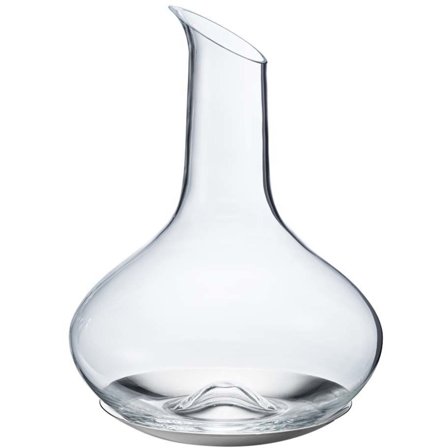 Georg jensen Sky Vinkaraffel i Glass med Rustfritt Fat' - 'Glass og stål