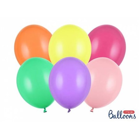 Pastel Mix Ballonger | Strong Balloons 30cm, 10st Pastell mix