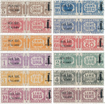 Italien 1944 - Sassone PP 36/47 - Postfrisk