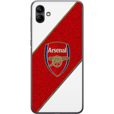 Kompatibelt Mobilskal till Samsung Samsung Galaxy A05 Moschino Toy teddybjörn med enkel tecknad design, brun björn med vit tröja och tydlig logotyp