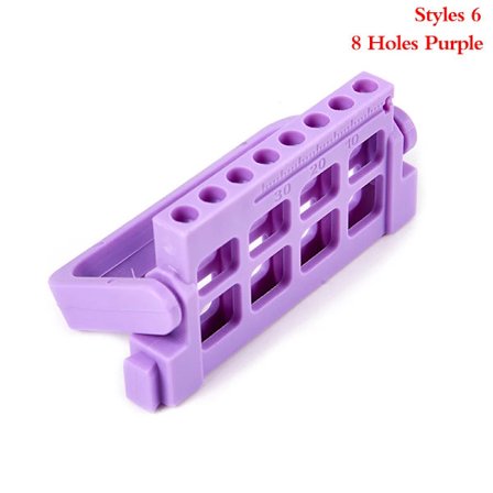 Bærbar 16 hullers endodontisk dispenser filbor Opbevaringsstativ Holder til dental endo rodkanal dentallaboratorieinstrument Bur Stand