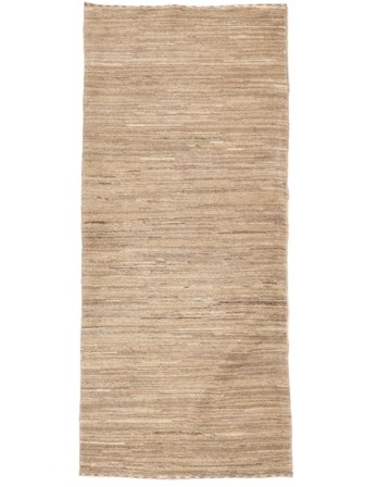Tappeto Gabbeh Persia Fine 83X186 Passatoie Arancione/Beige (Lana, Persia)