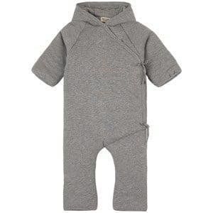 Kids - MarMar Copenhagen Grey Rex Coverall 0-1 Months - Coveralls - 0-1 months - Grey
