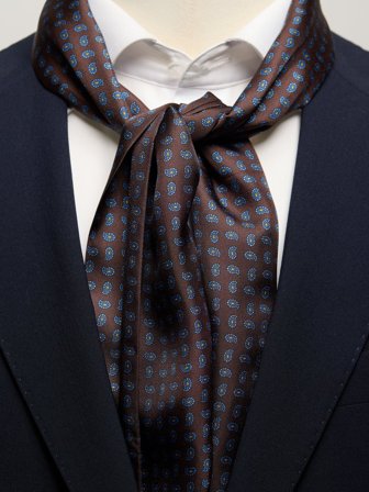 Brown Paisley Scarf