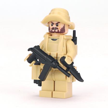 Moc Swat City Mini Militära Vapen Playmobil Figurer Building