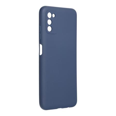 Forcell Mjukt Silikon Matt Skal Till Samsung Galaxy A03s Mörkblå