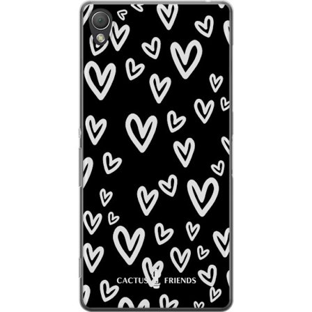 Yhteensopiva Puhelinkuori Sony Sony Xperia Z3 Cactus and Friends - Handdrawn Love Chaos