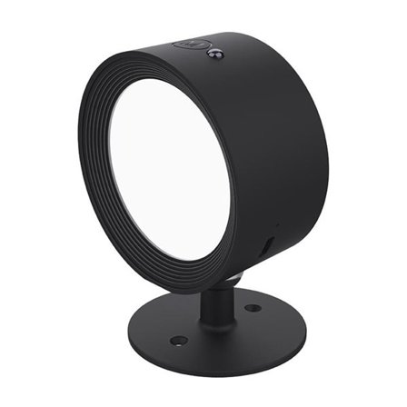 Smart touch-styrd RGB-vägglampa med fjärrkontroll och dimmerfunktion - Svart