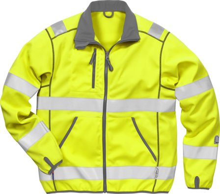 Fristads 4840 SSL Softshelljacka varselgul L, Arbetskläder