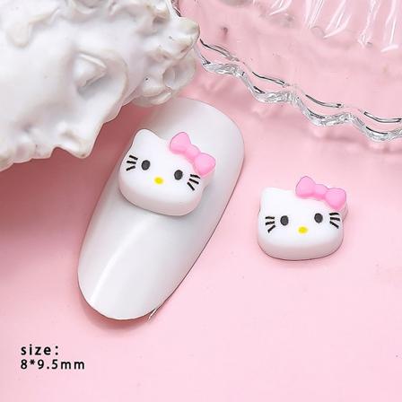 Tecknad svart hud Nail Art Accessoarer Nagelklistermärken DIY Jewe A3