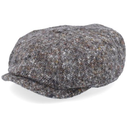 Stetson - Grå flatcap Keps - Hatteras Donegal Flat Cap @ Hatstore