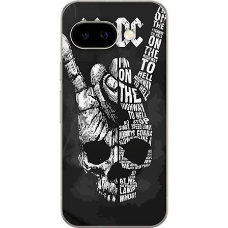 Yhteensopiva Puhelinkuori Google Google Pixel 9a AC DC Rockbändi Musiikki Kitara