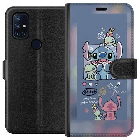 OnePlus Nord N10 5G Tegnebogsetui Stitch Venner