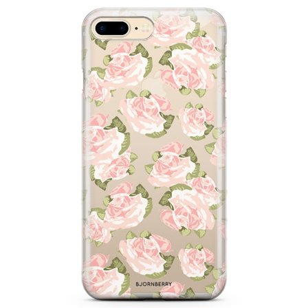 Bjornberry iPhone 7 Plus TPU Skal - Rosor