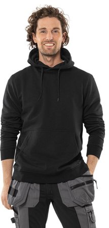 Fristads Herr Acode sweatshirt med huva 7736 SWB, Svart