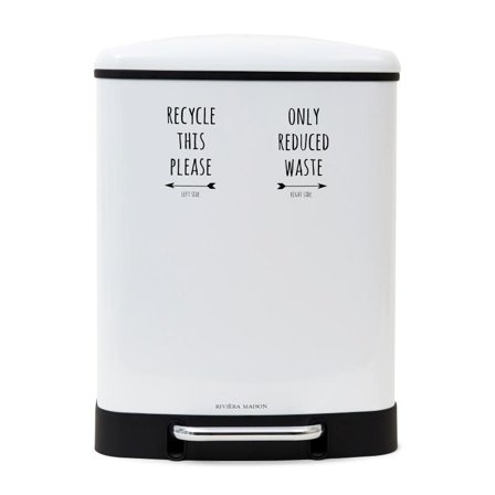 Riviera Maison Søppeldunk Recycle Please