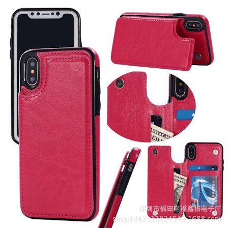 Kotelo Samsung S24 ULTRA ruusunpunainen läppä korttipaikalla lompakko nahkaa