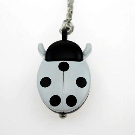 Høykvalitets 10 Farge Marihøne Halskjede Lommekjole Kvarts Klokke GL02