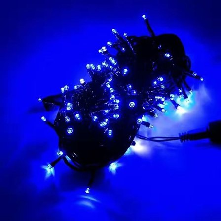 Fairy Lights String Xmas LED Strip Light BLÅ