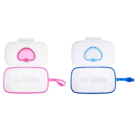 2 stk. Bærbare Vådservietdispensere Baby Vådserviet Holder Hængende Blepose Udendørs Vådservietdispenser Rejse Vådserviet Etui