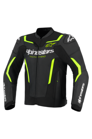 Giacca Moto Alpinestars GP Force V2 Airflow Nero/Giallo Fluo 58