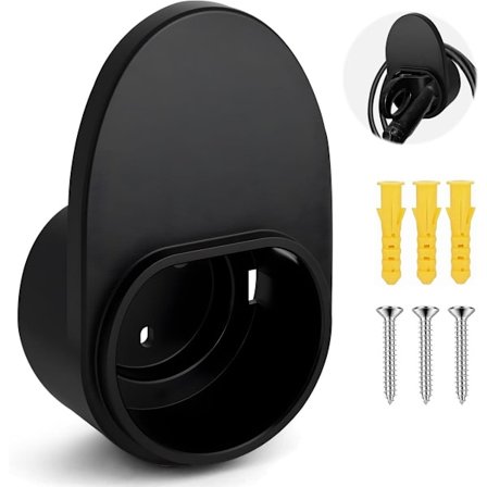 ING Laderholder Ladekabelorganisering Kabelholder for Elbiler Type 2 Lader Veggmontert Kabelholder Ladekabelholder EV-lading