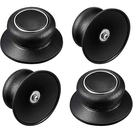 Universelt Erstatningshåndtag til Grydelåg Håndtag Erstatningsknop Låg Grydelåg Knopper Med Skruer Erstat