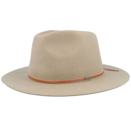 Brixton - Beige fedora Hatt - Wesley Khaki Fedora @ Hatstore