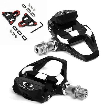 BUCKLOS Racercykelpedaler til SPD-SL Selv-låsende Klikpedaler Forseglede Lejer 9/16