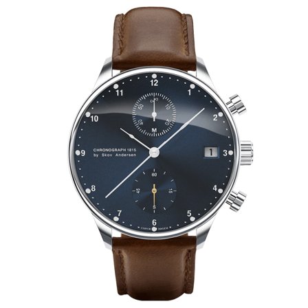 1815 Chronograph | Chirurgická oceľ a modré lúče pre mužov - Náramkové hodinky