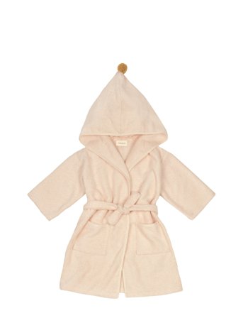NOBODINOZ So Cute Bathrobe 42X66 5-7Y - Beige - 5-7Y