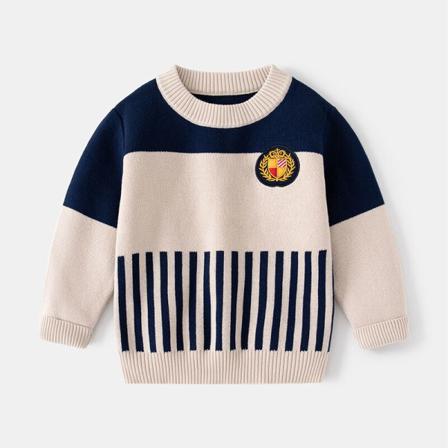 Boy Crew Neck Tröja Varm Pullover