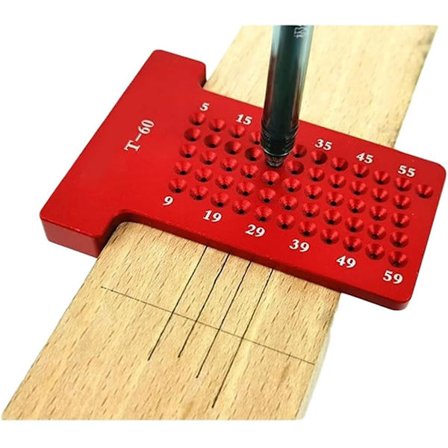 T60 Aluminiumlegering T-typ Skrivare Precisionslinjal T-typ Linjal