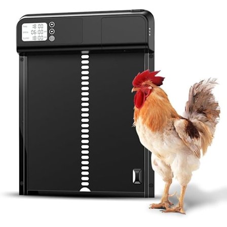Automatisk Hönshusdörr med Timer, Manuell Smart IPX3 Aluminium Ankhusdörr-FD-