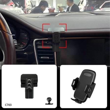 Porsche Panamera puhelinteline 2010–2016 – mallikohtainen kiinnike, poraamaton asennus