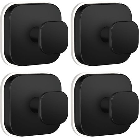 4-pak Vægkroge med sugekop – Kraftige sugekopkroge til ophængning af håndklæder, frakker og julekranse_TF_TF