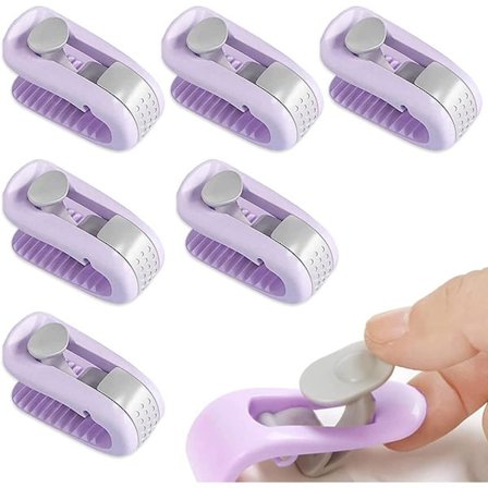 6 st högelastiska klämmor för täcken, filtar och madrasser, lakanhållare, täckklämmor, täckklämmor, lakansskydd, stift