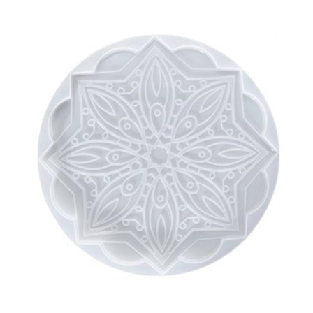 Mandala DIY Hjemmelavet Form Brik Crystal Dryppende til Kreativ Silikoneform Crystal Dryp Dækkeserviet Form til DIY Håndværk