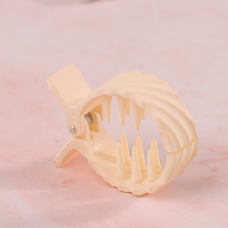 1 Stk Høy Hestehale Fixed Claw Clip Rund Hårnål Kvinne Rygg Hea