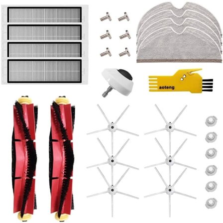 Tilbehør for Xiaomi Roborock S6/Pure/S5 Max/S4 Max/E4/MaxV/E35/25/20 30 deler