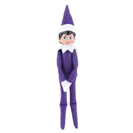 Nydelig Julenisse Dukke med Hatt Stilig Høytidsfest Dekorasjon Bursdag Jul Gave-Xin Dark Violet