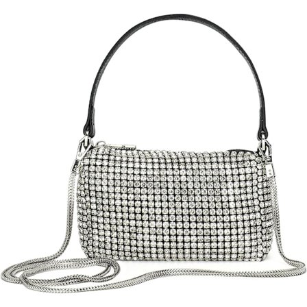 Kristall Rhinestone Crossbody Bag Damväskor Blank Mini Top Ha