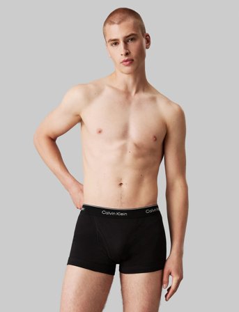 Calvin Klein Trunk 3 Pk - Black - XL