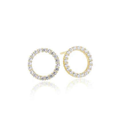 Sif Jakobs, Earrings Biella Uno - 18 kt. Geel, Dames, Maat:ONE Size