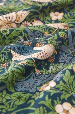 Svanefors - Gardin Vilja, 2-pack - Blå - Veckbandslängder - No size - Från Homeroom