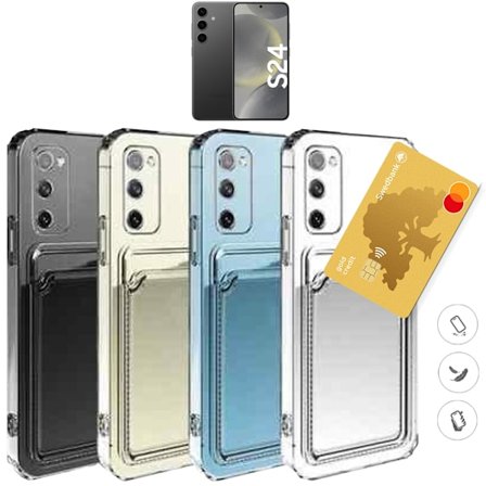 Samsung Galaxy S24 skal korthållare mobilskal slot -