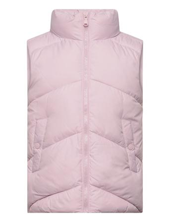 Quilted Gilet Fôret Vest Rosa Mango*Betinget Tilbud